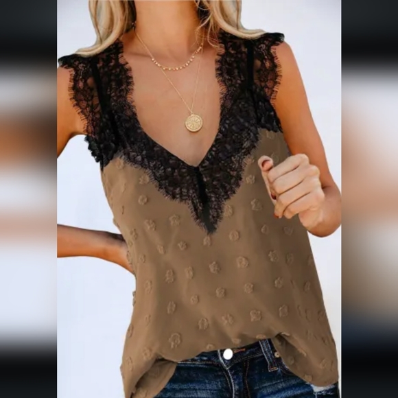 ♥️New lace swiss dot tank - Picture 9 of 13